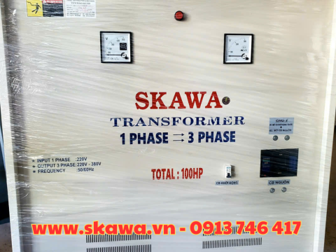 Máy biến áp 1 pha ra 3 pha SKAWA