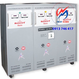 Ổn Áp 120KVA Output:200V-220V-380V ROBOT