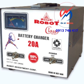 Sạc Bình Tăng Giảm 20A-12VDC-24VDC ROBOT