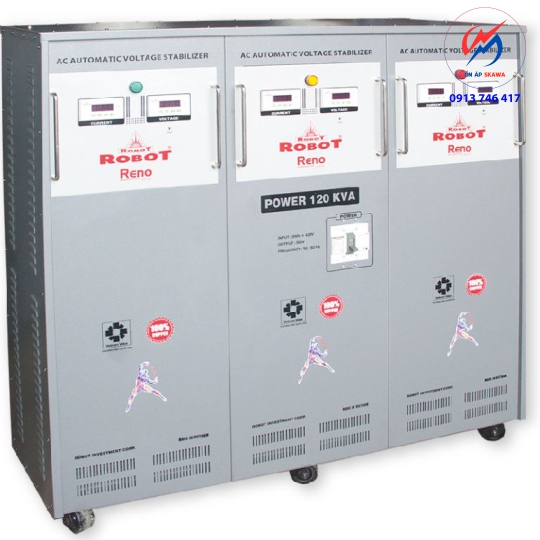 Ổn Áp 120KVA Output:200V-220V-380V ROBOT