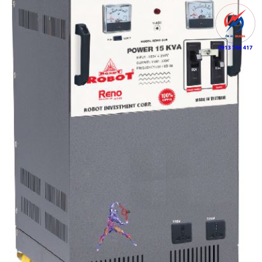 Ổn Áp 15KVA Output:110V-220V ROBOT