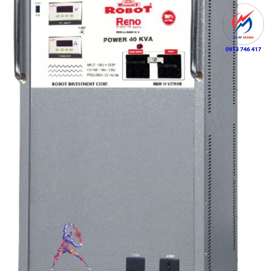Ổn Áp 40KVA Output:110V-220V ROBOT