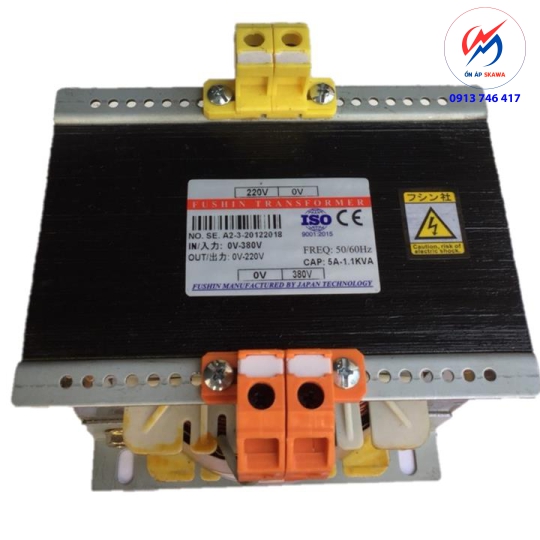 Biến áp 1 pha 380V/220V - 2KVA