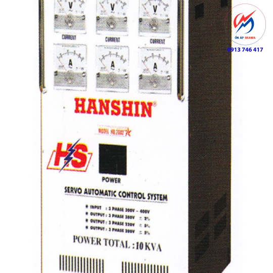 Ổn áp Hanshin 10 KVA 3 PHA