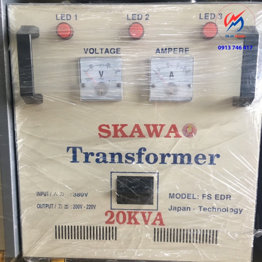 Biến Áp 20KVA Output:200V-220V SKAWA