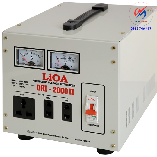 Ổn áp LiOA 1 pha 2kVA DRI-2000II