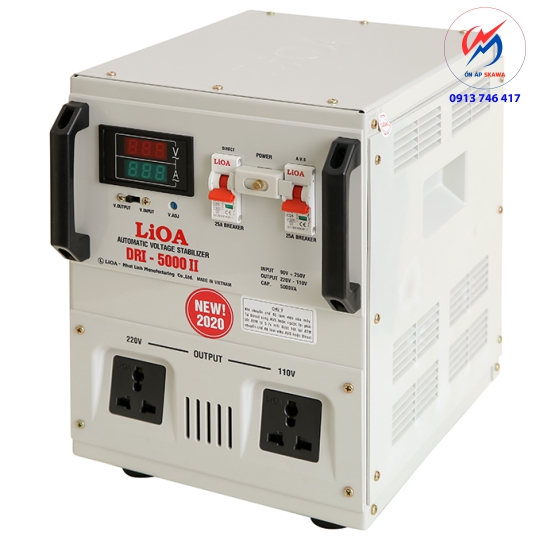 Ổn áp LiOA 1 pha 5kVA DRI-5000II