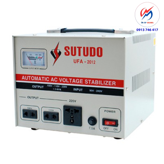 Ổn áp SUTUDO 1.5KVA 1 pha