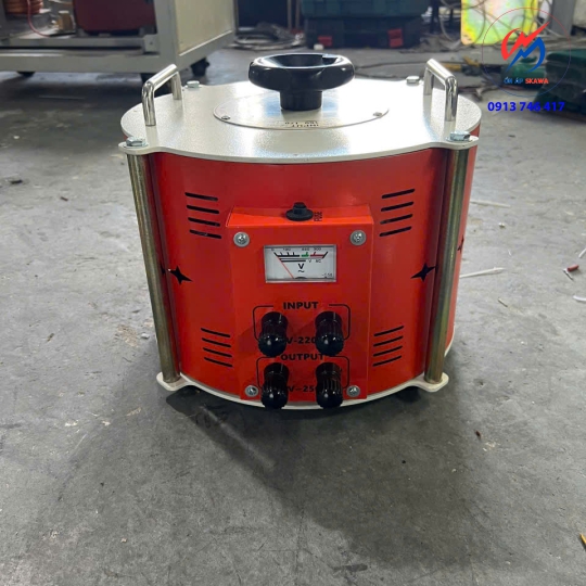 Biến áp vô cấp Skawa 5.5kva OV -250V