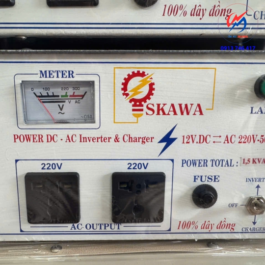 Inverter 1.5 Kva 12V Skawa